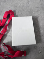 F/W 2006 Maison Margiela Artisanal Buckles Belt Red