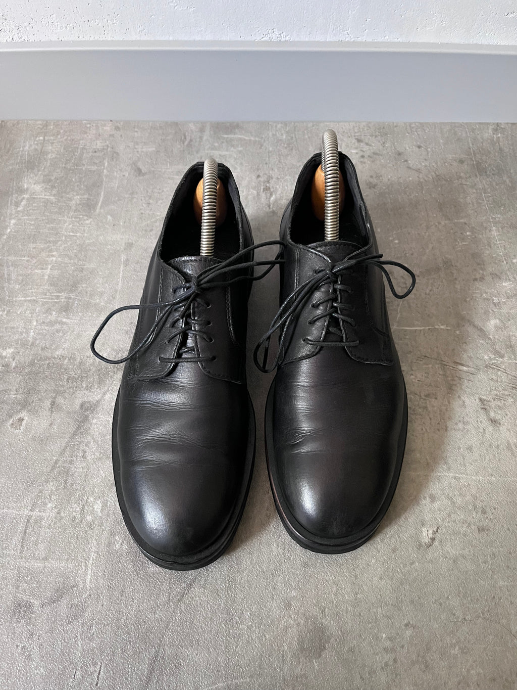 Yohji Yamamoto +NOIR Classic Leather Shoes Black Women 40/41