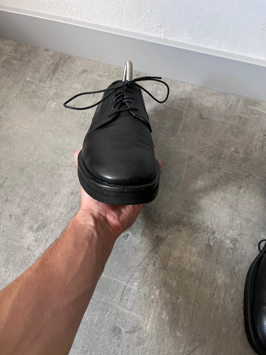 Yohji Yamamoto +NOIR Classic Leather Shoes Black Women 40/41