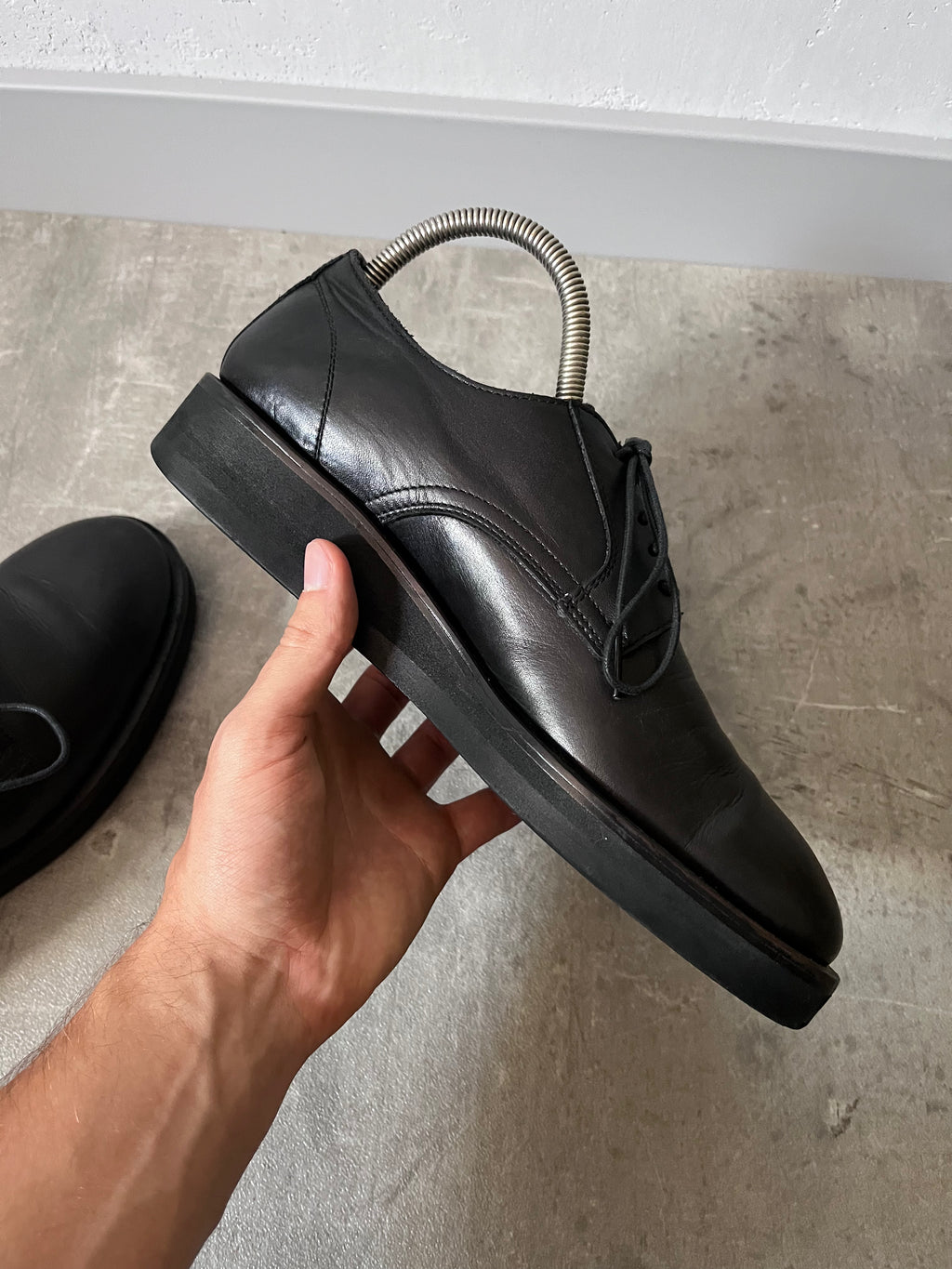 Yohji Yamamoto +NOIR Classic Leather Shoes Black Women 40/41