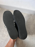 Yohji Yamamoto +NOIR Classic Leather Shoes Black Women 40/41