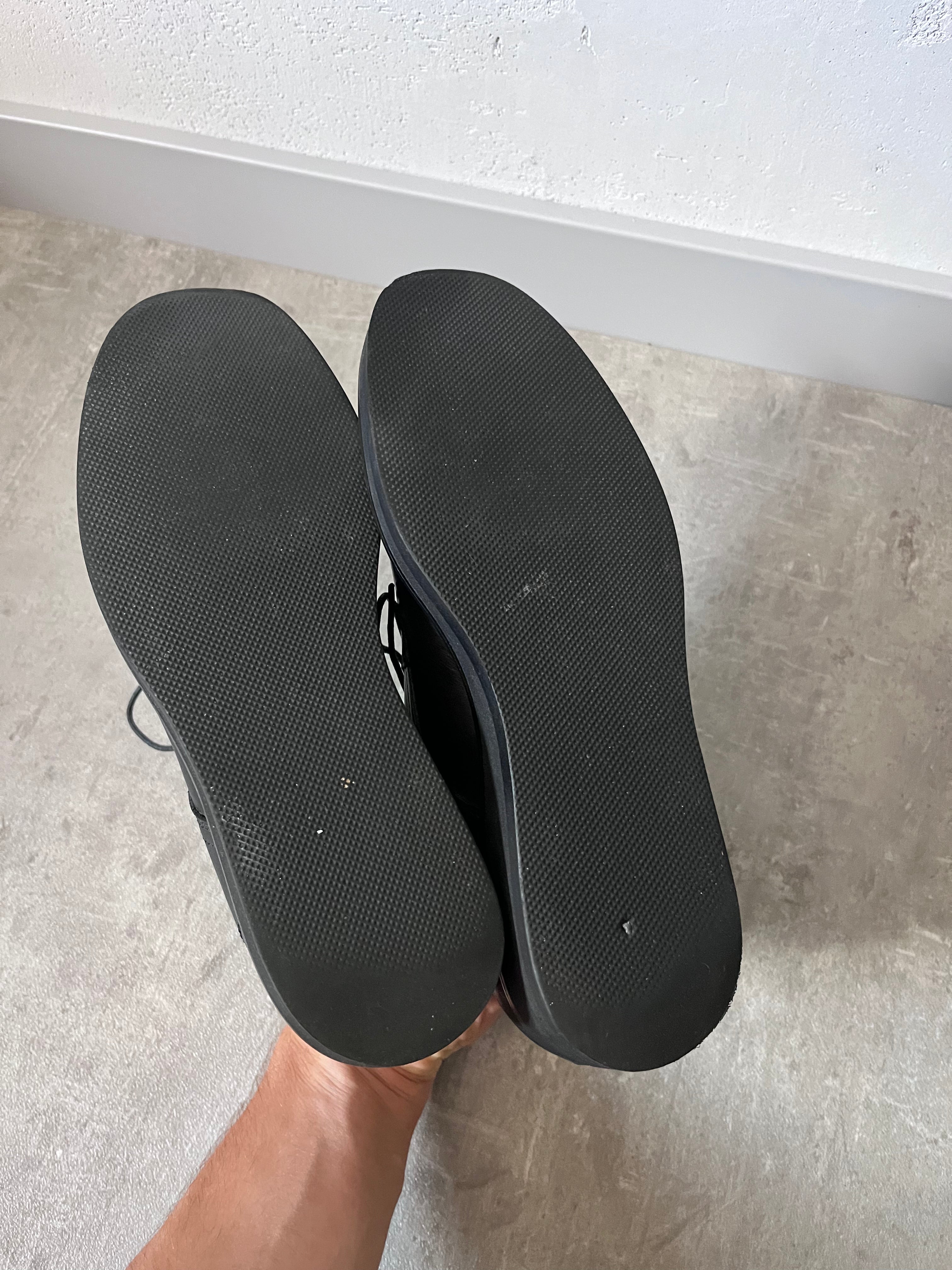 Yohji Yamamoto +NOIR Classic Leather Shoes Black Women 40/41