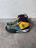 Loewe ELN Climbing Suede Boots Yellow Blue Black Men - 45