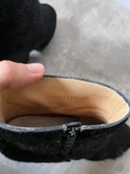 Maison Margiela Pony Hair Ankle Heel Boots Black Women - 40