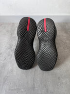 F/W 1999 Prada Ankle Leather Vibram Boots Black Men - 42