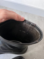 F/W 1999 Prada Ankle Leather Vibram Boots Black Men - 42