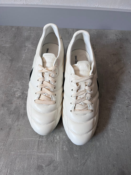 Comme des Garcons x Nike Premier Leather Kitten Heels Shoes White Women - 40