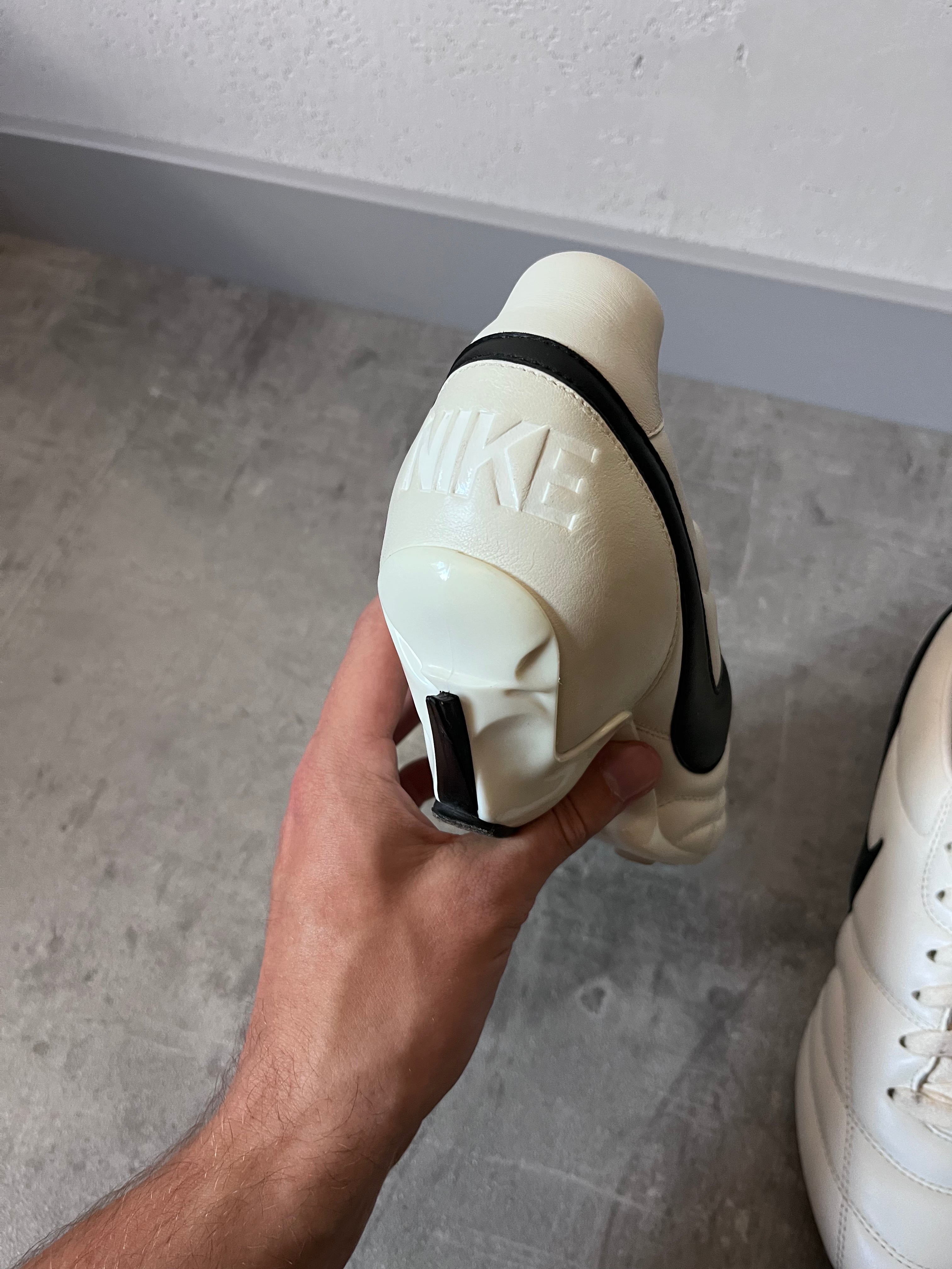 Comme des Garcons x Nike Premier Leather Kitten Heels Shoes White Women - 40
