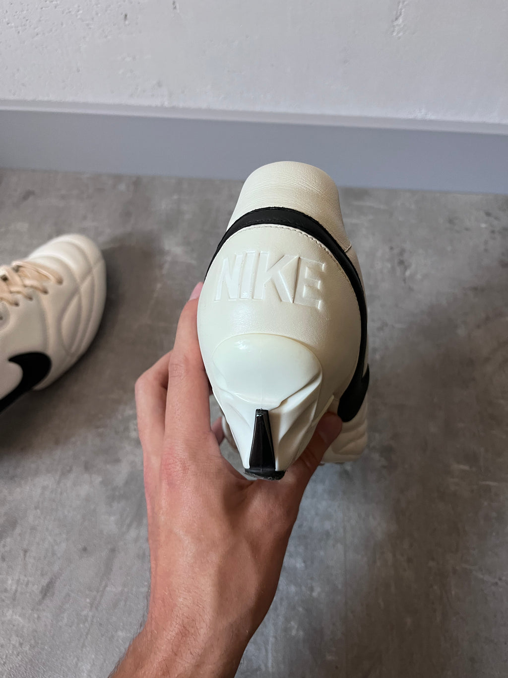 Comme des Garcons x Nike Premier Leather Kitten Heels Shoes White Women - 40