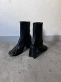 F/W 2022 Balenciaga Glove Leather Heel Boots Black Men - 42