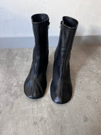 F/W 2022 Balenciaga Glove Leather Heel Boots Black Men - 42