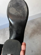F/W 2022 Balenciaga Glove Leather Heel Boots Black Men - 42