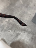 Christian Dior Frisson 2 Cannage Sunglasses Red Brown Women