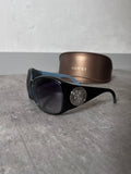 Gucci GG 3027/S Side Logo Crest Sunglasses Black Women