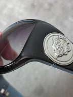 Gucci GG 3027/S Side Logo Crest Sunglasses Black Women