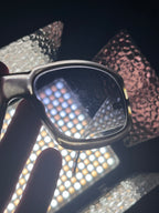 Gucci GG 1402/S Side Logo Sunglasses Grey Green Unisex