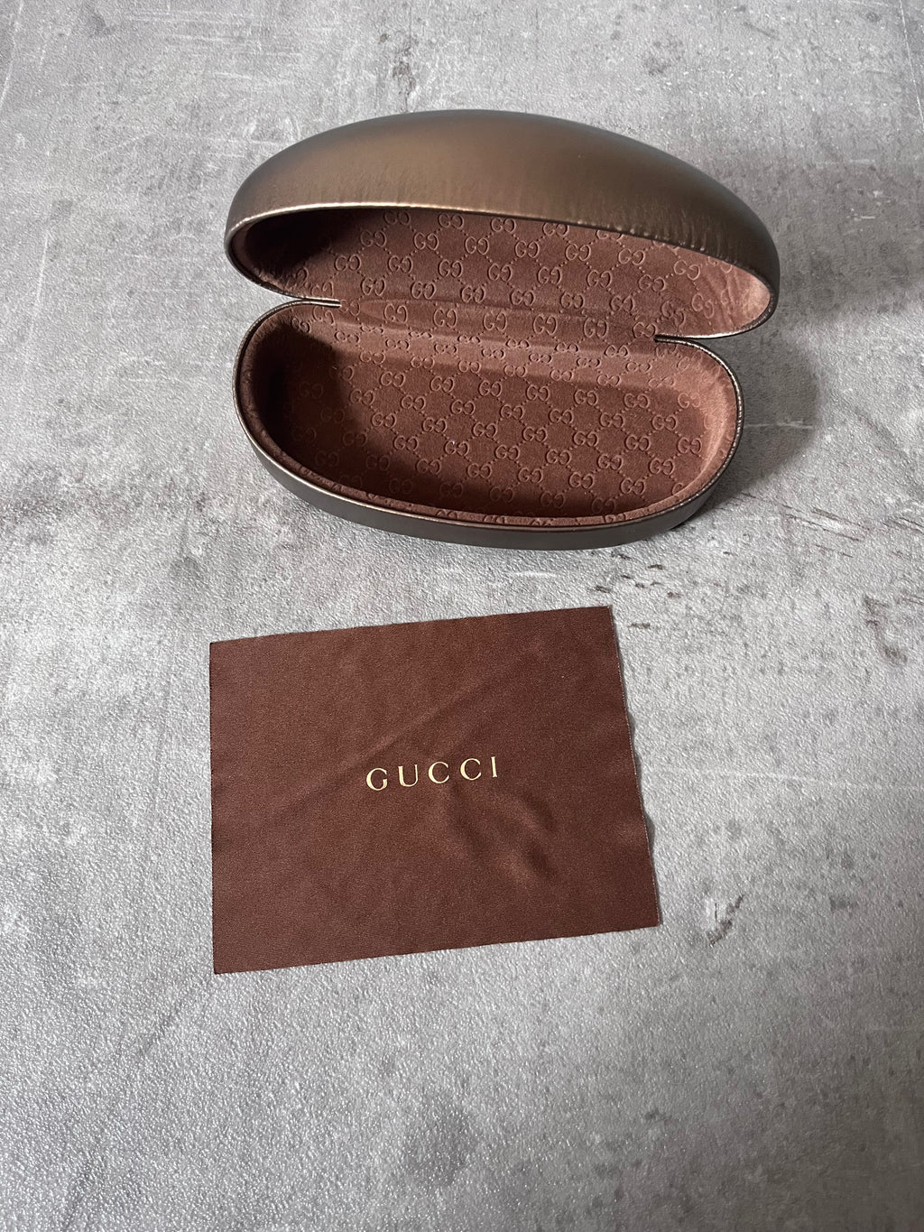 Gucci GG 1402/S Side Logo Sunglasses Grey Green Unisex