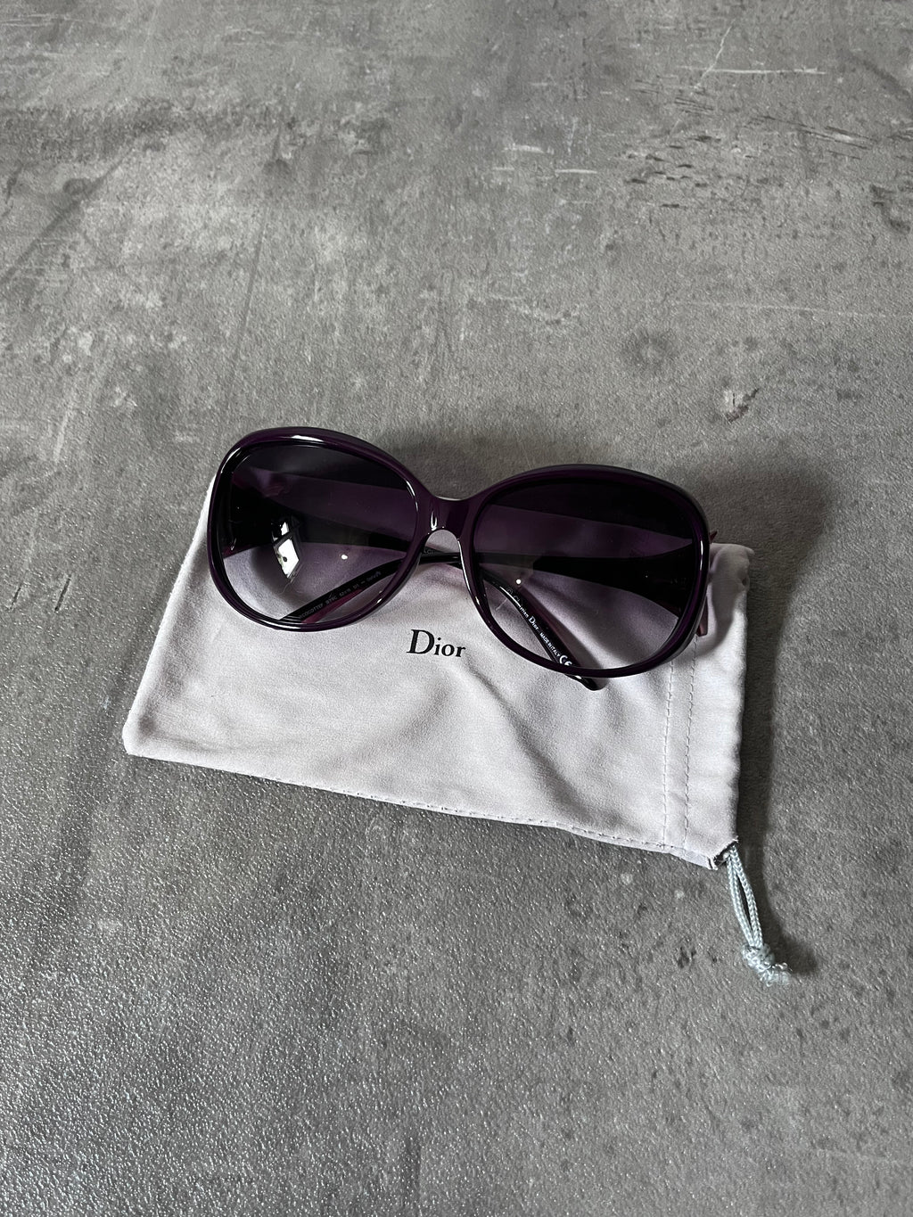 Dior Cocotte Oversize Asian Fit Sunglasses Purple Women