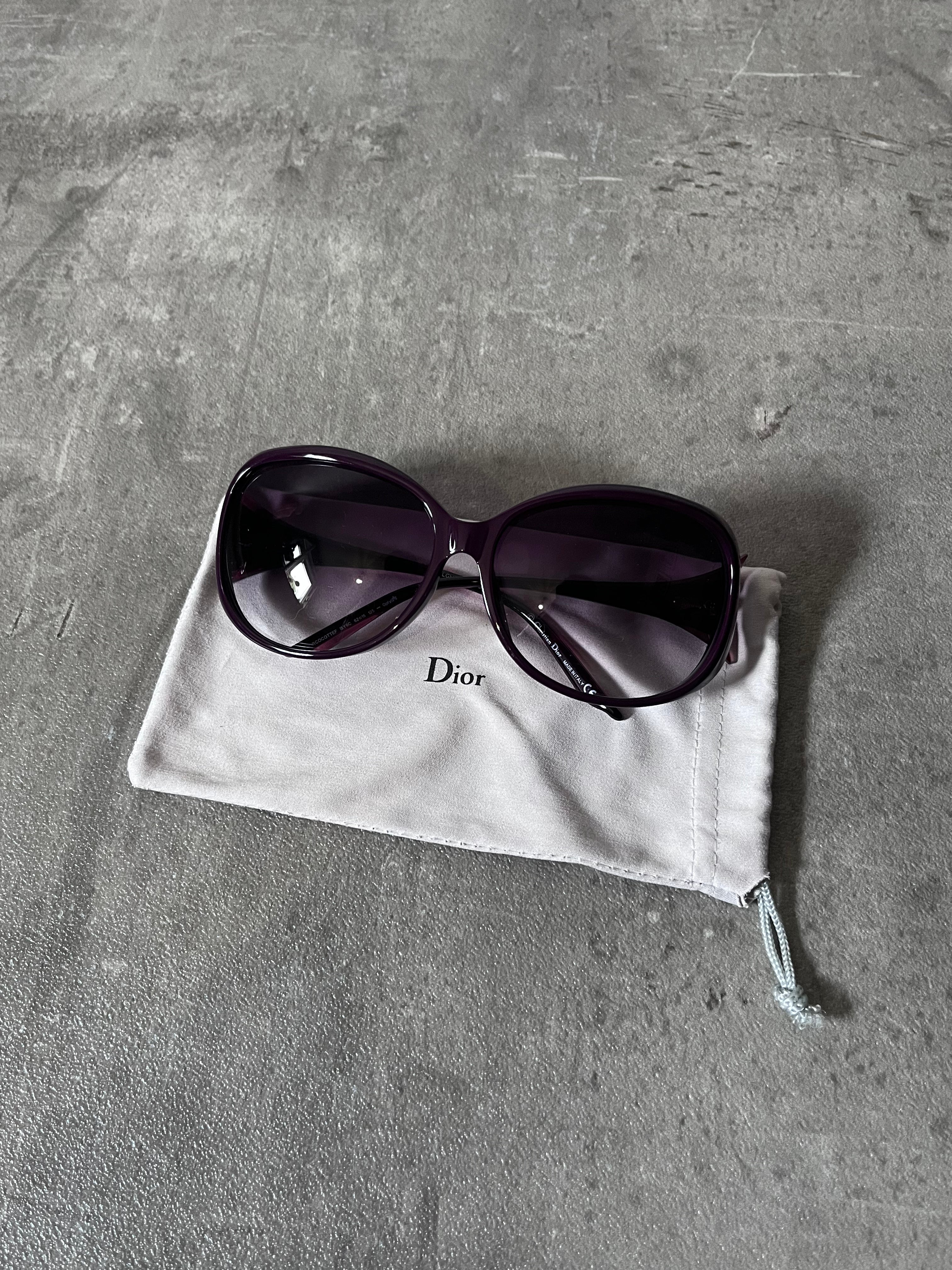 Dior Cocotte Oversize Asian Fit Sunglasses Purple Women