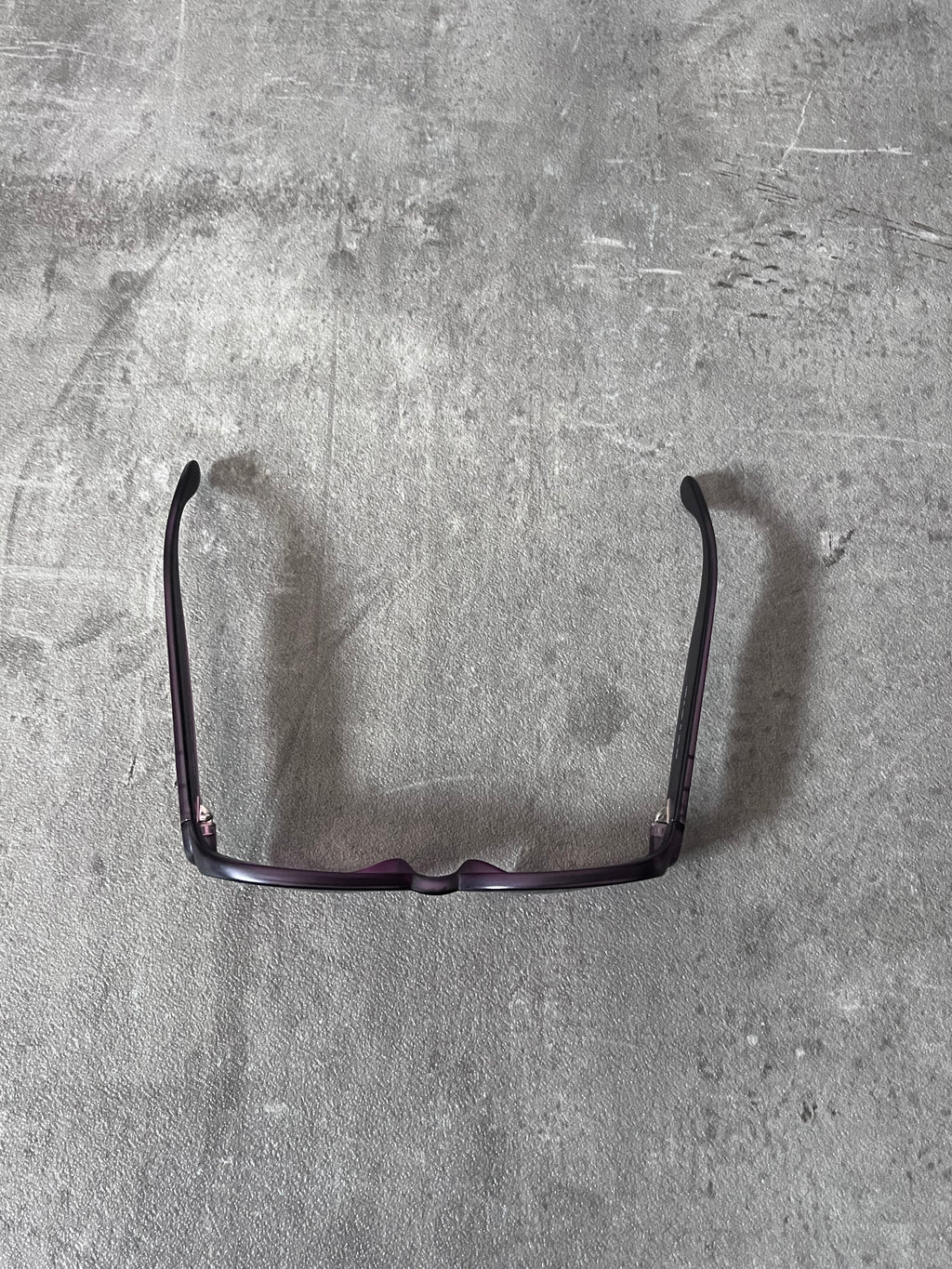90s Fendi SL 7650 Vintage Narrow Sunglasses Purple Black Women