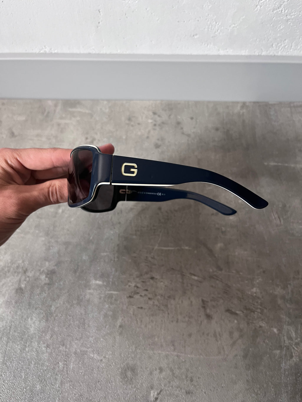 Gucci GG 1621/S 3D "G" Logo Sunglasses Blue Unisex