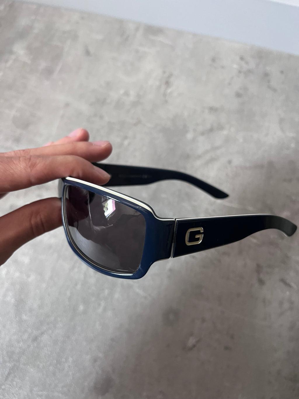 Gucci GG 1621/S 3D "G" Logo Sunglasses Blue Unisex