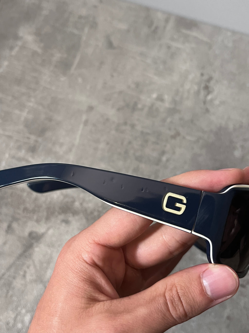 Gucci GG 1621/S 3D "G" Logo Sunglasses Blue Unisex