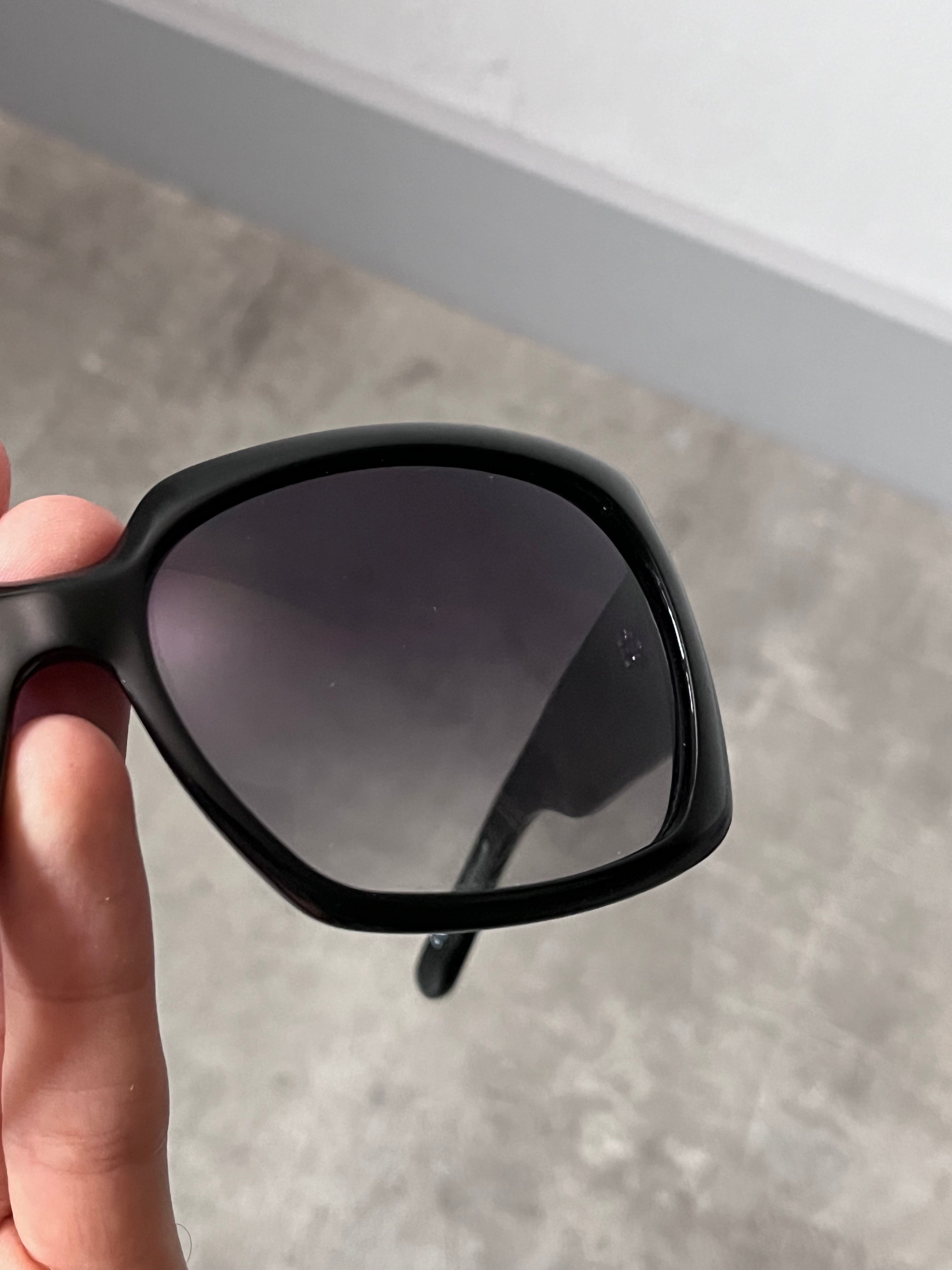 Gucci GG 3062/S Metal Link Frame Sunglasses Black Women