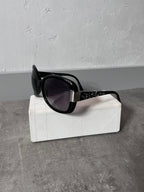 Dior Midnight Oversize Gradient Sunglasses Black Women
