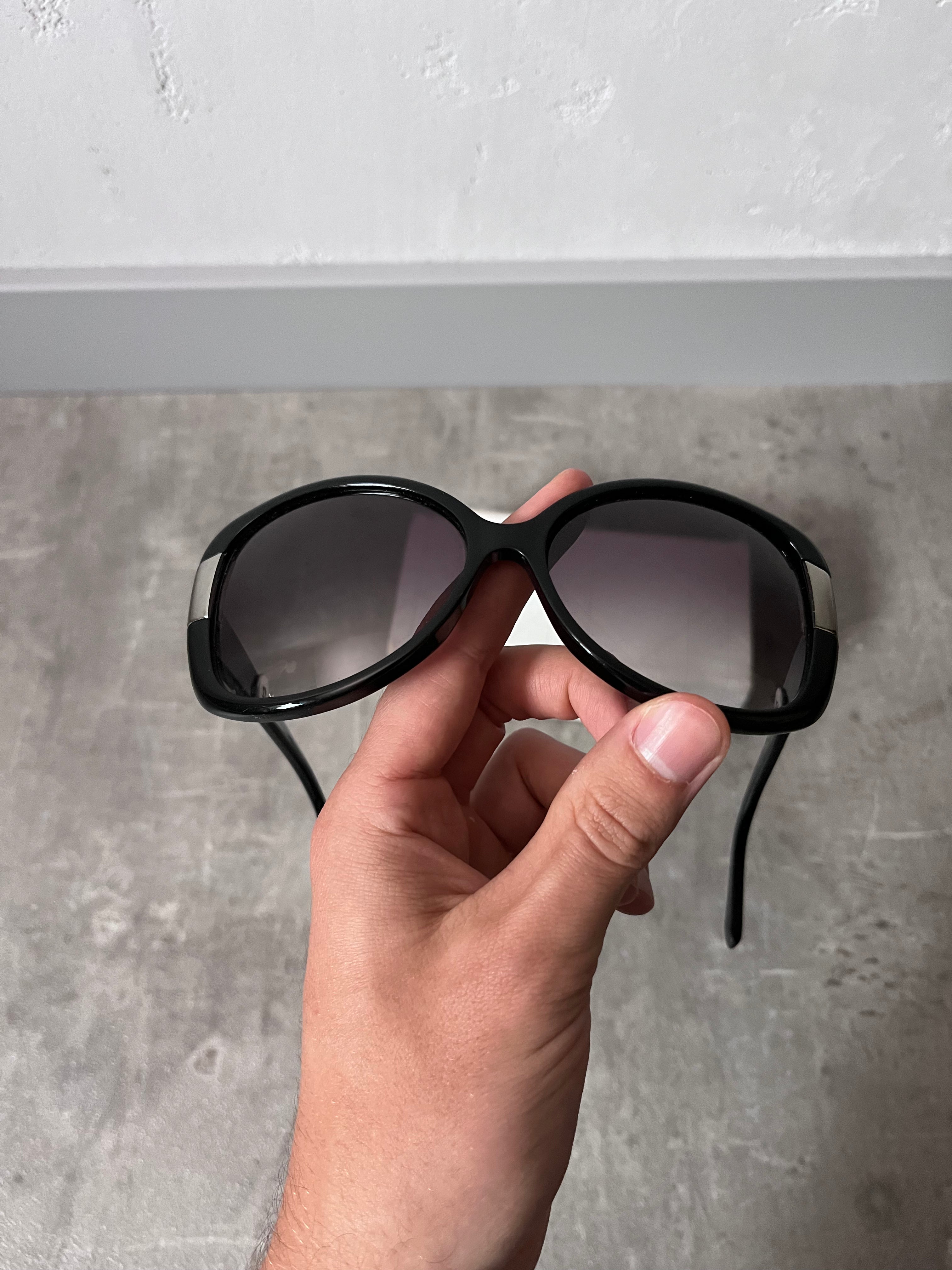 Dior Midnight Oversize Gradient Sunglasses Black Women