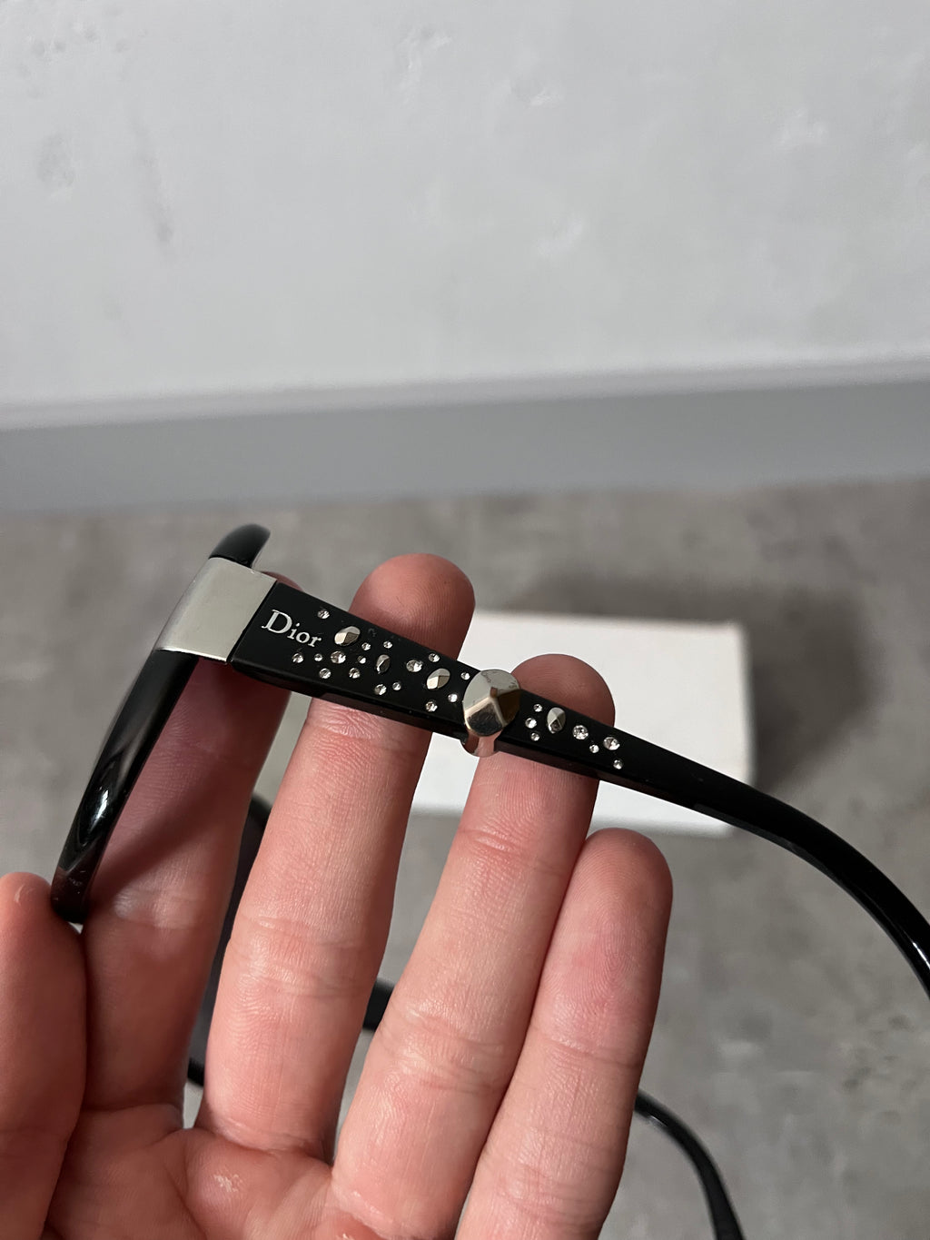 Dior Midnight Oversize Gradient Sunglasses Black Women