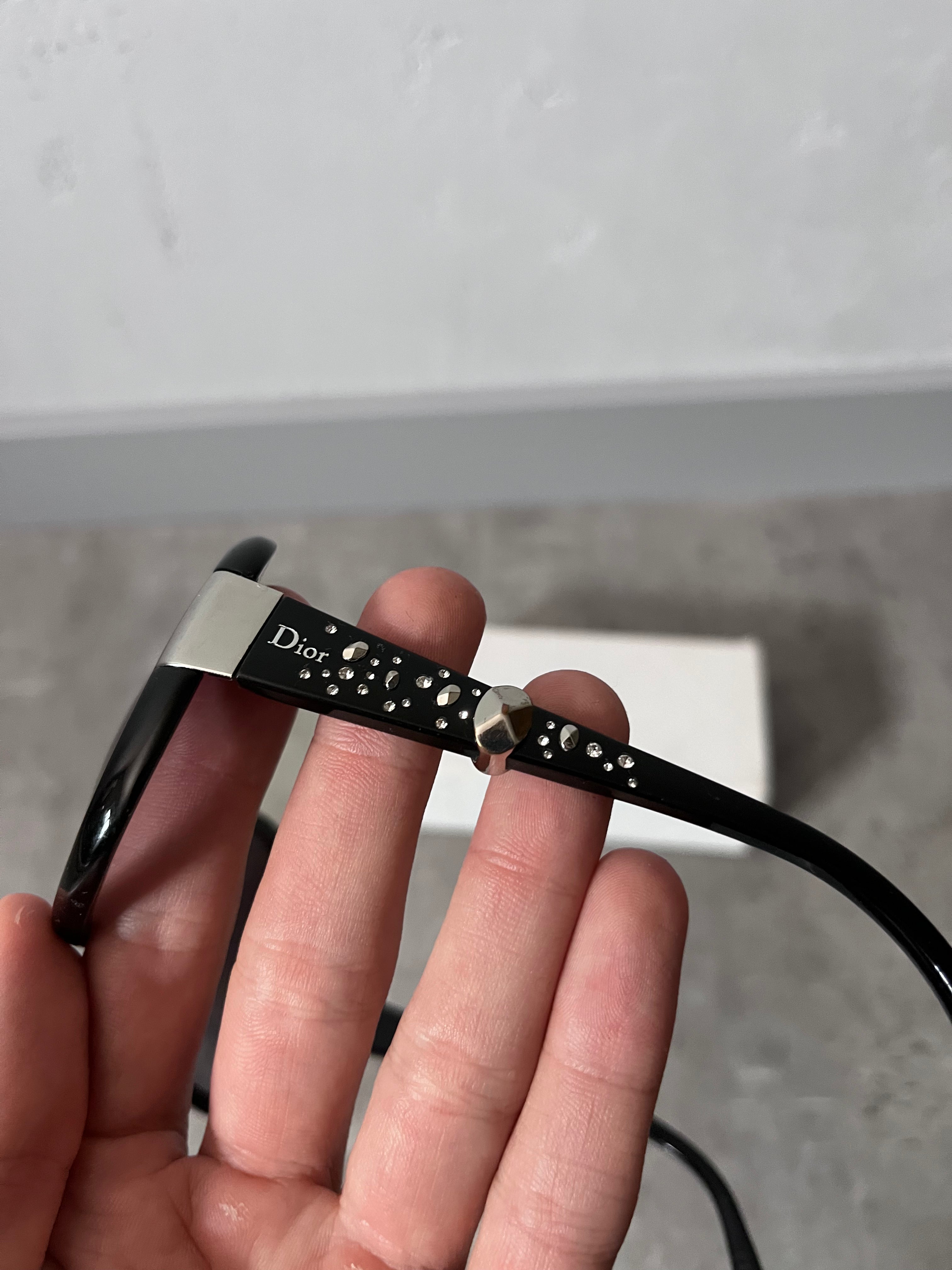 Dior Midnight Oversize Gradient Sunglasses Black Women