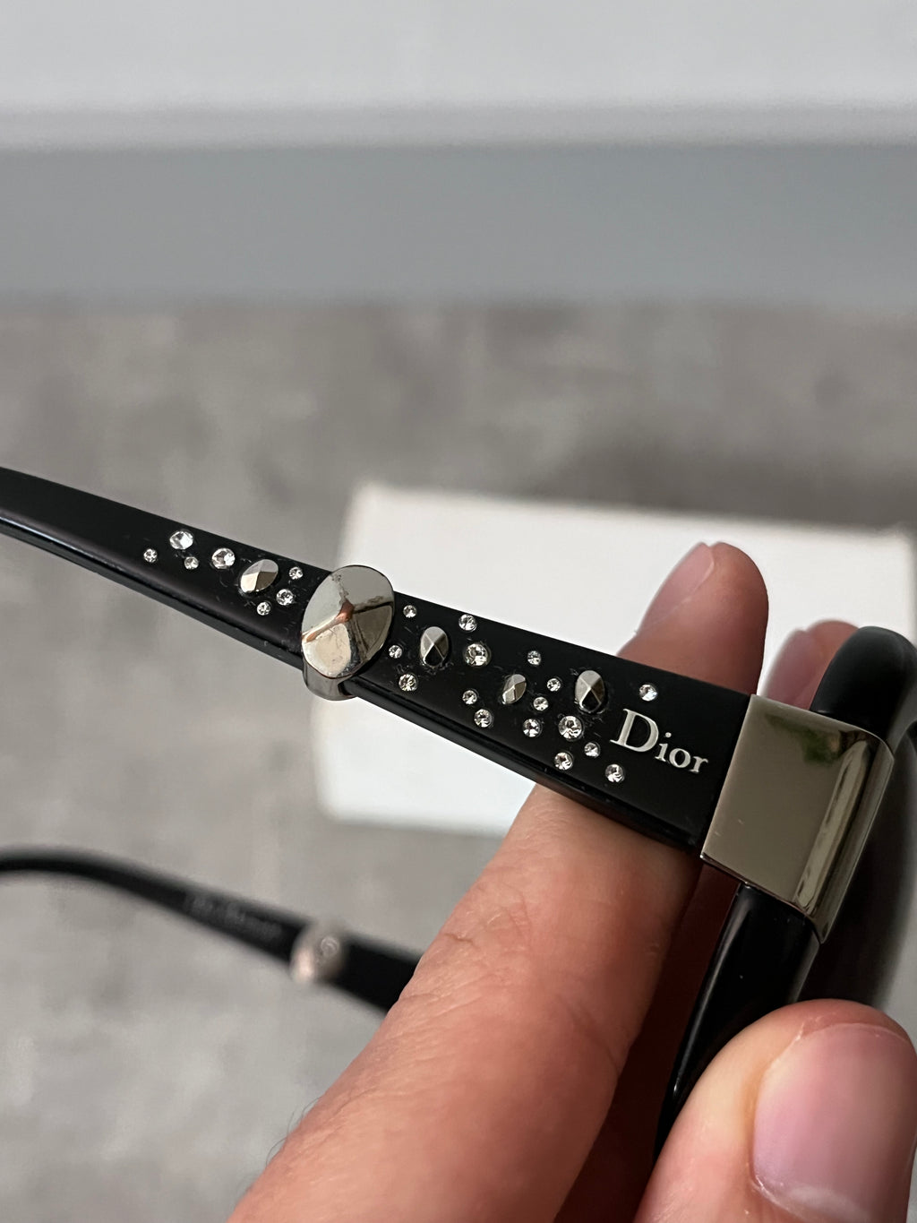 Dior Midnight Oversize Gradient Sunglasses Black Women