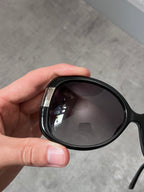 Dior Midnight Oversize Gradient Sunglasses Black Women