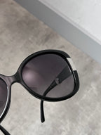 Dior Midnight Oversize Gradient Sunglasses Black Women