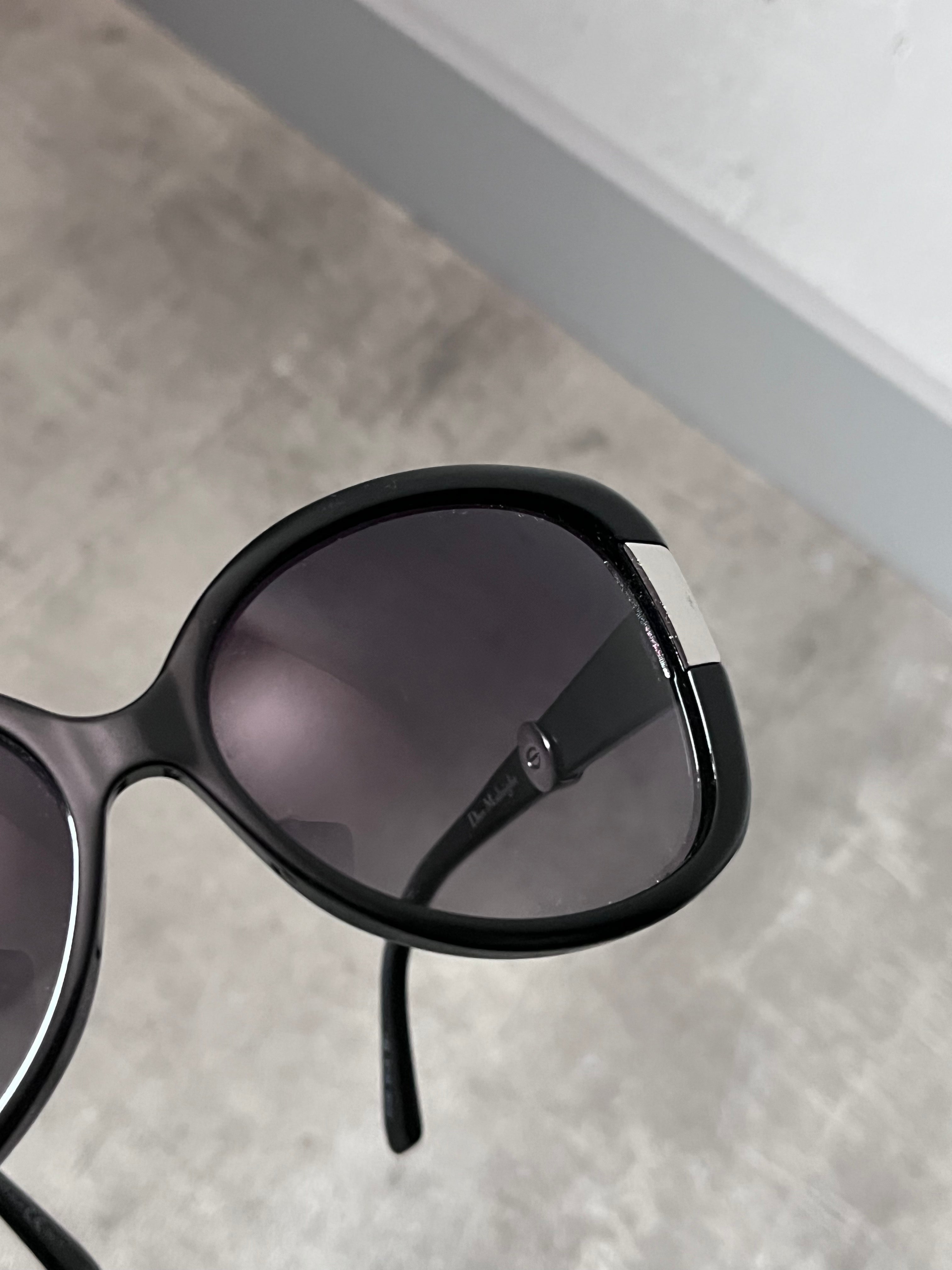 Dior Midnight Oversize Gradient Sunglasses Black Women