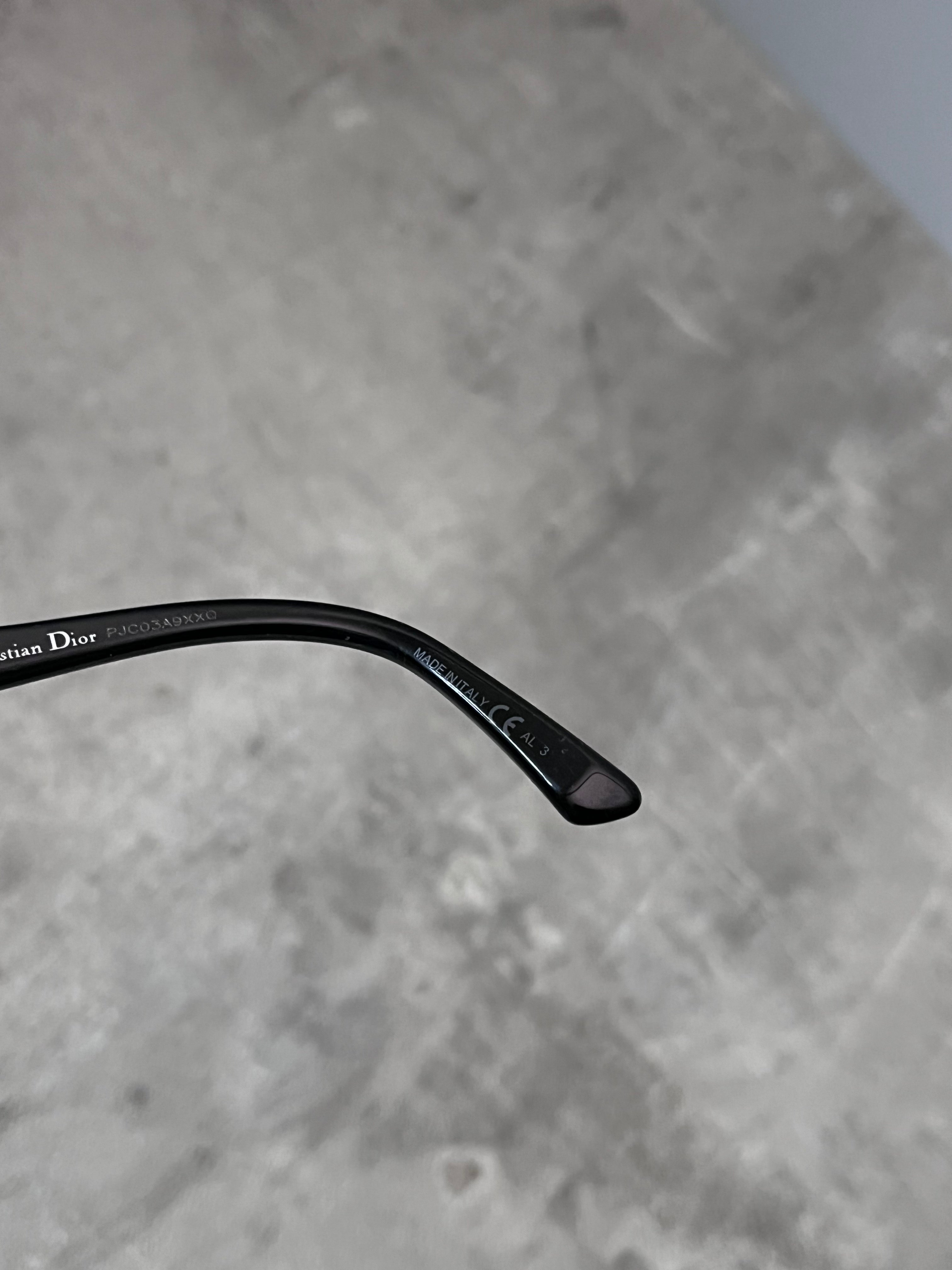 Dior Midnight Oversize Gradient Sunglasses Black Women