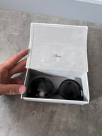 Dior Midnight Oversize Gradient Sunglasses Black Women