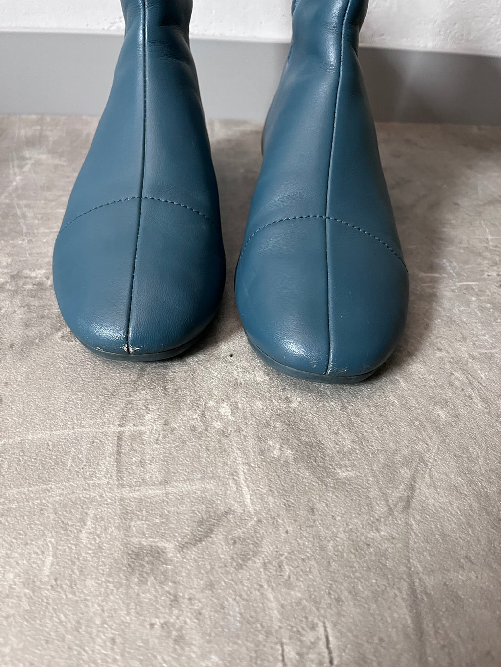 F/W 2020 Raf Simons Runner 2001 Heel Ankle Boots Blue Men - 40
