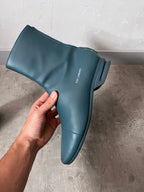 F/W 2020 Raf Simons Runner 2001 Heel Ankle Boots Blue Men - 40