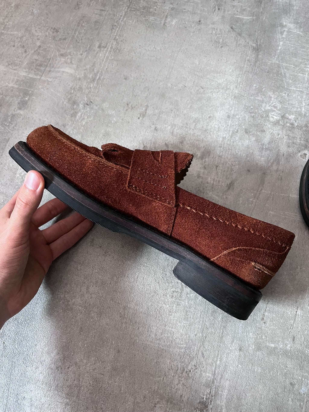 Our Legacy Suede Loafers Shoes Brown Men - 42