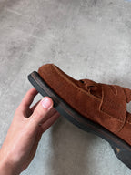Our Legacy Suede Loafers Shoes Brown Men - 42