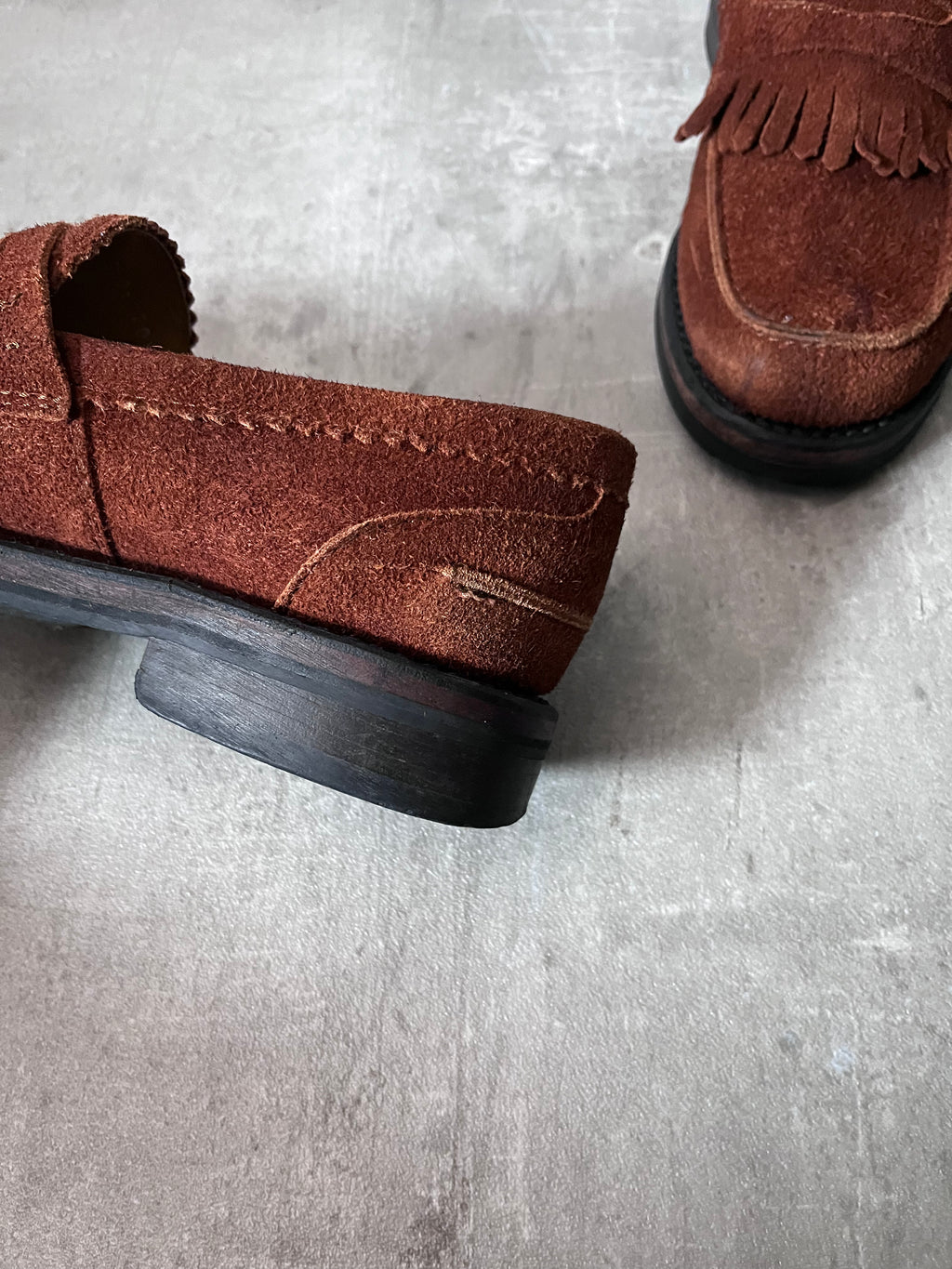 Our Legacy Suede Loafers Shoes Brown Men - 42