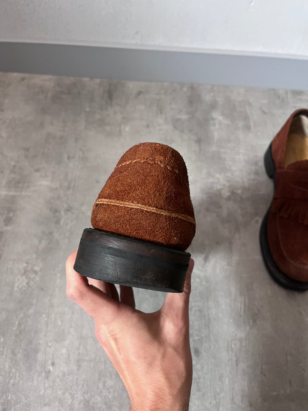 Our Legacy Suede Loafers Shoes Brown Men - 42