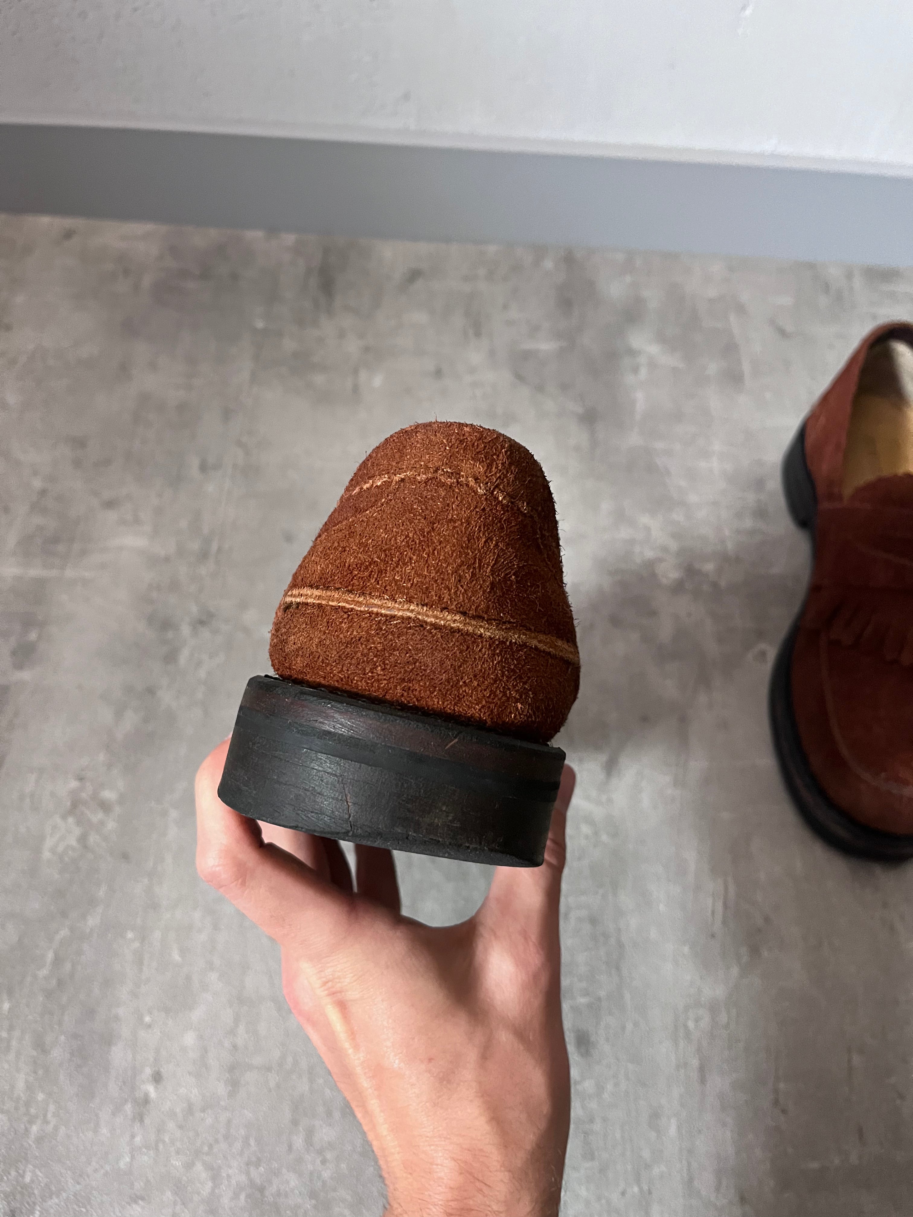 Our Legacy Suede Loafers Shoes Brown Men - 42