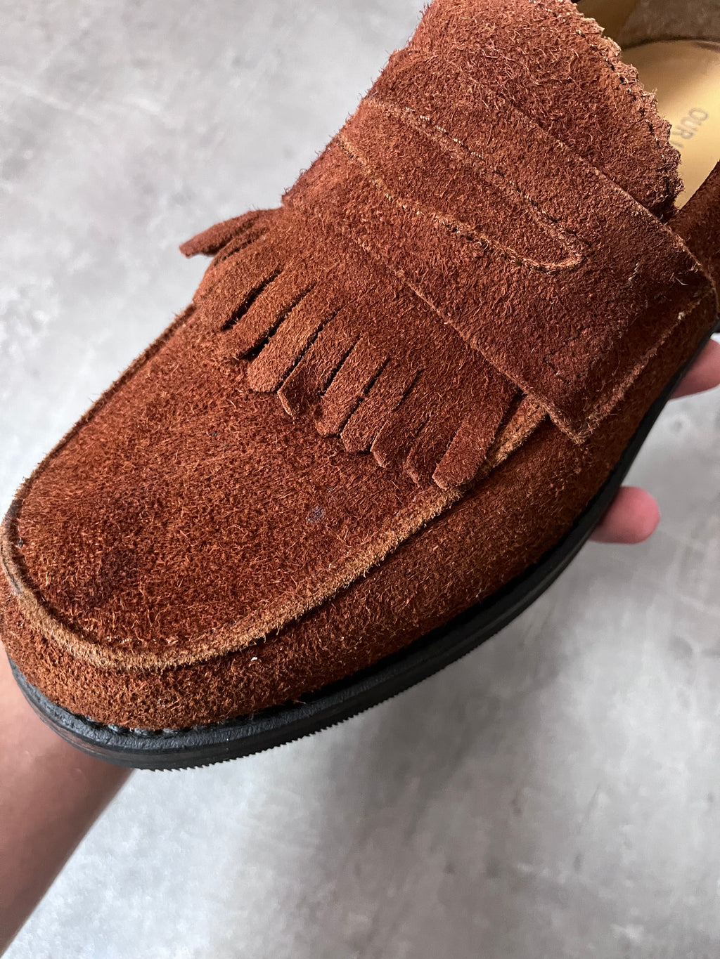Our Legacy Suede Loafers Shoes Brown Men - 42