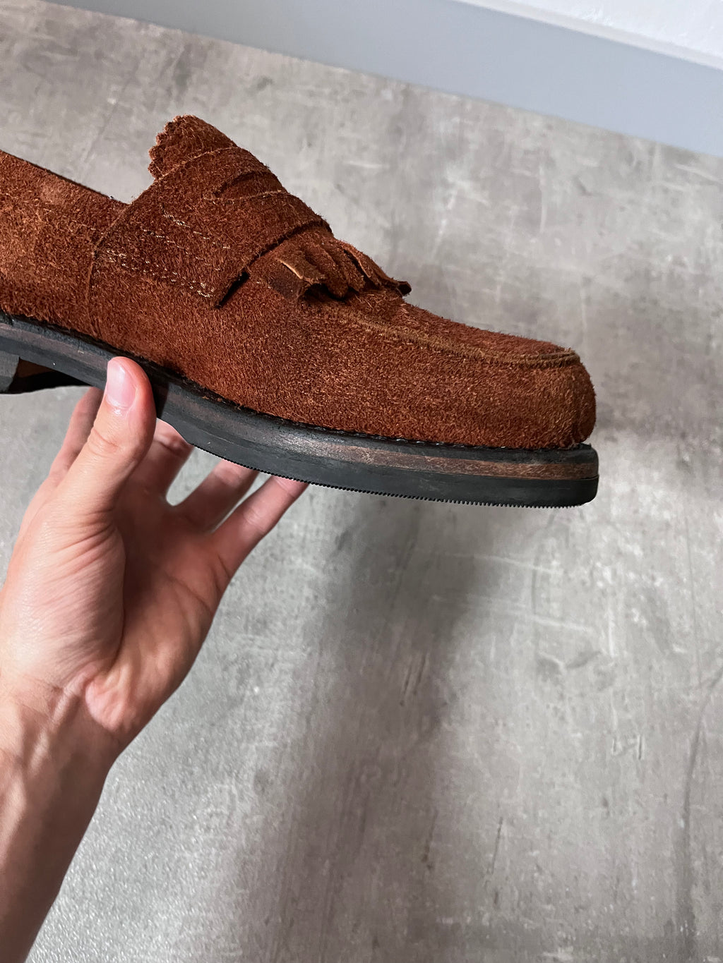 Our Legacy Suede Loafers Shoes Brown Men - 42