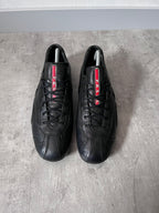 2000s Prada Sport Monte Carlo Leather Low Shoes Black Men - 41