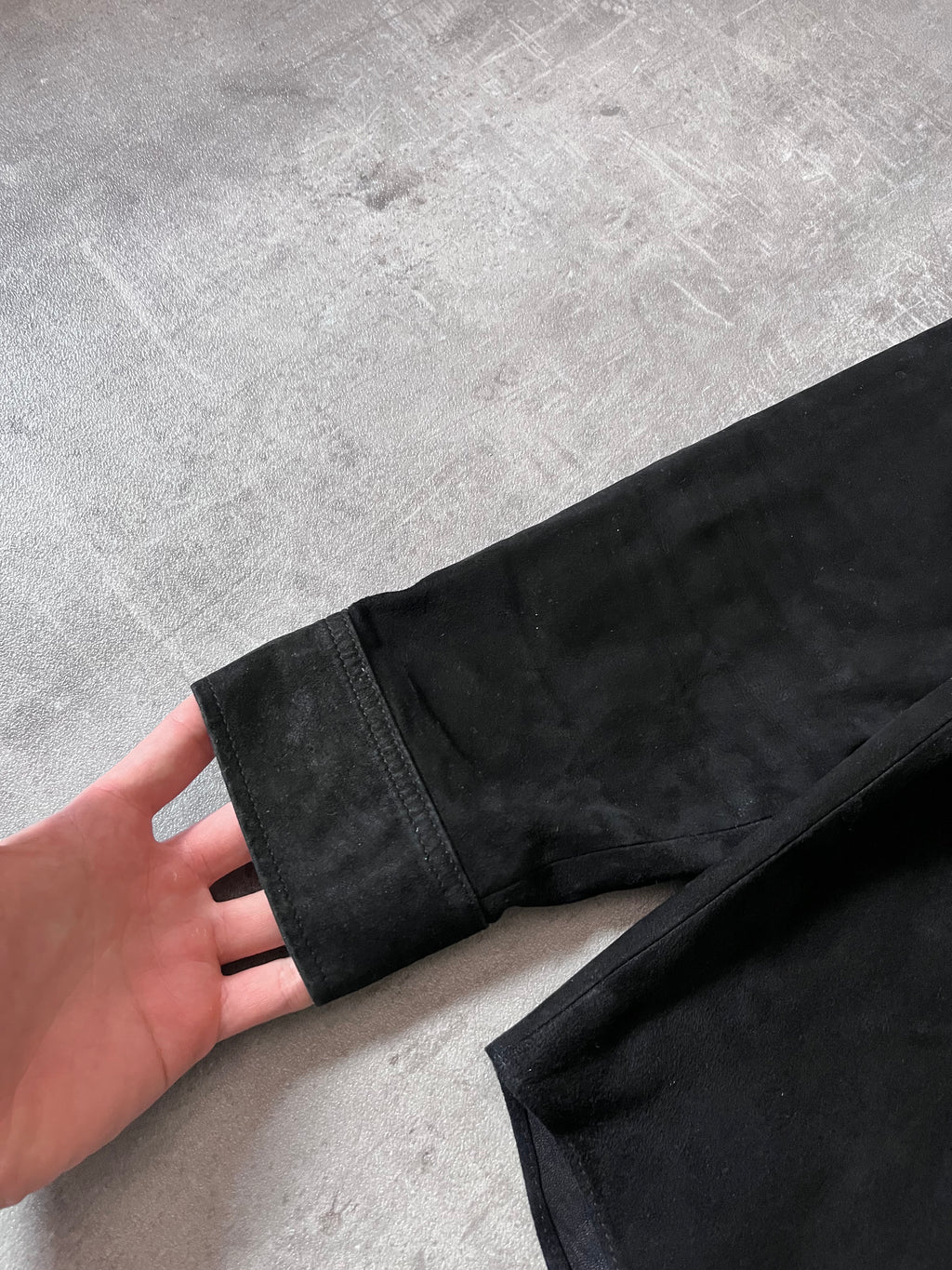 F/W 2015 Our Legacy Suede Leather Jacket Black Men - M