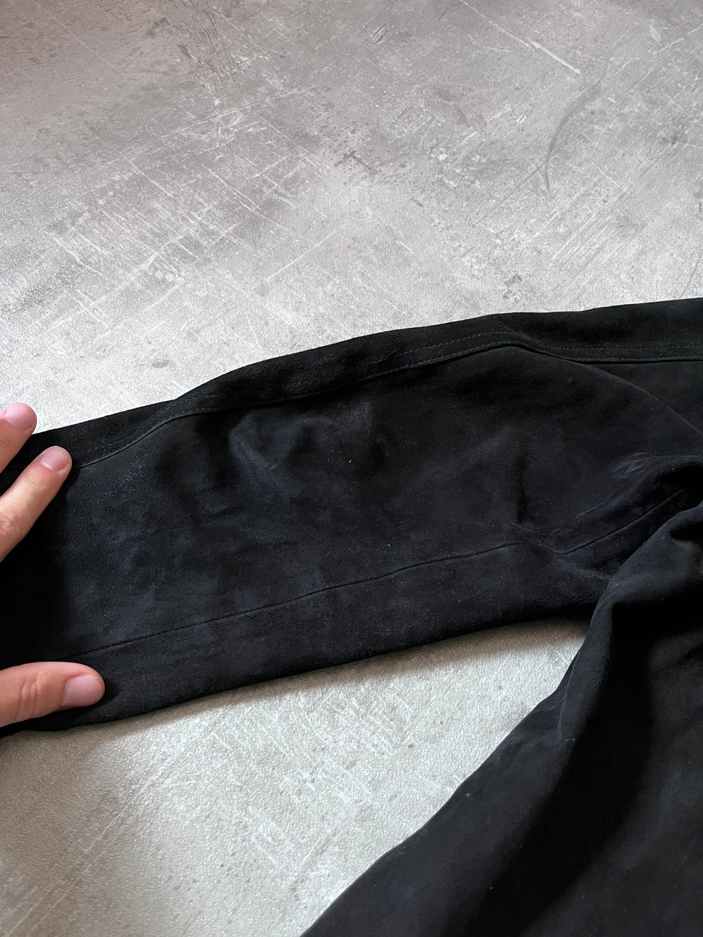 F/W 2015 Our Legacy Suede Leather Jacket Black Men - M